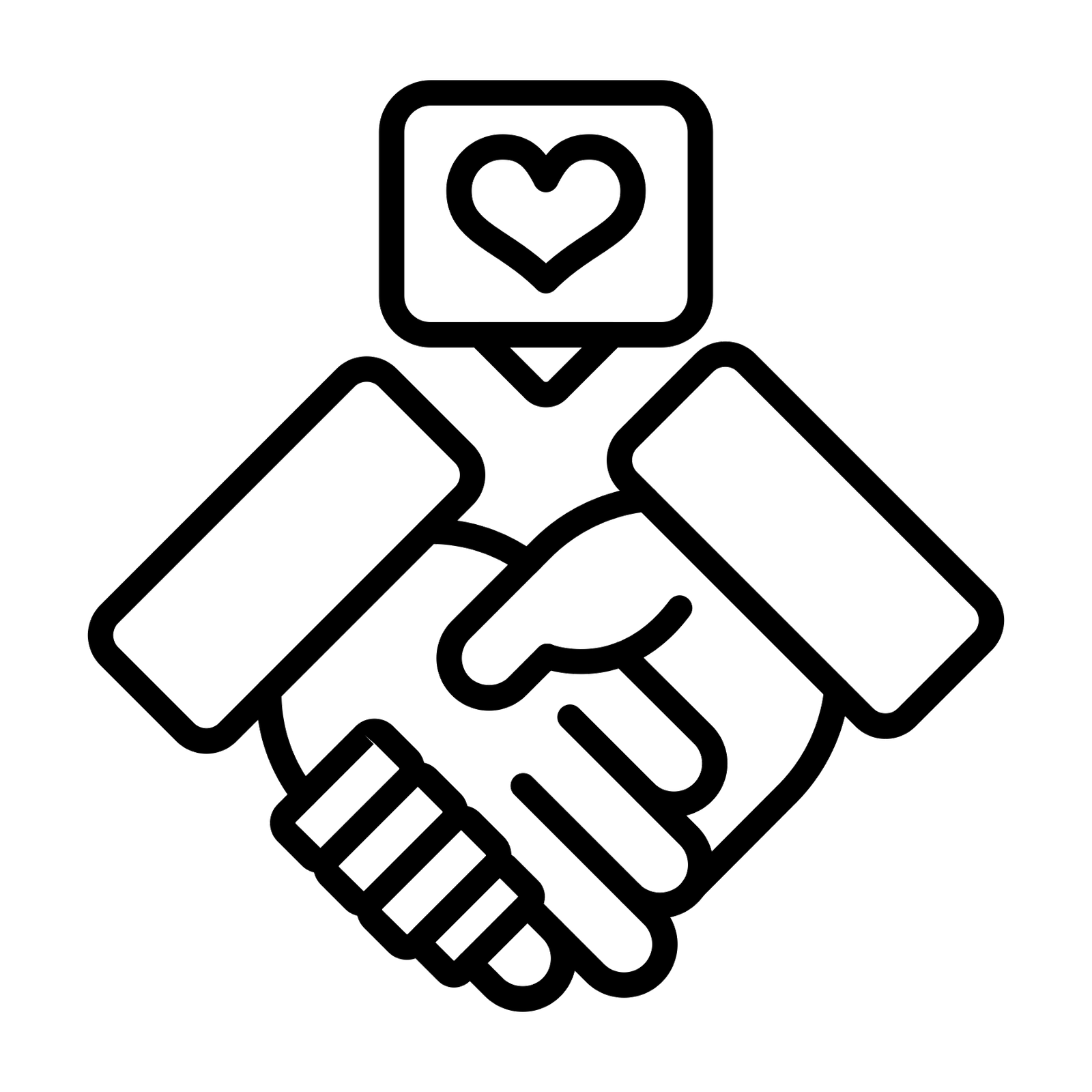—pngtree—trust line icon vector 9088870